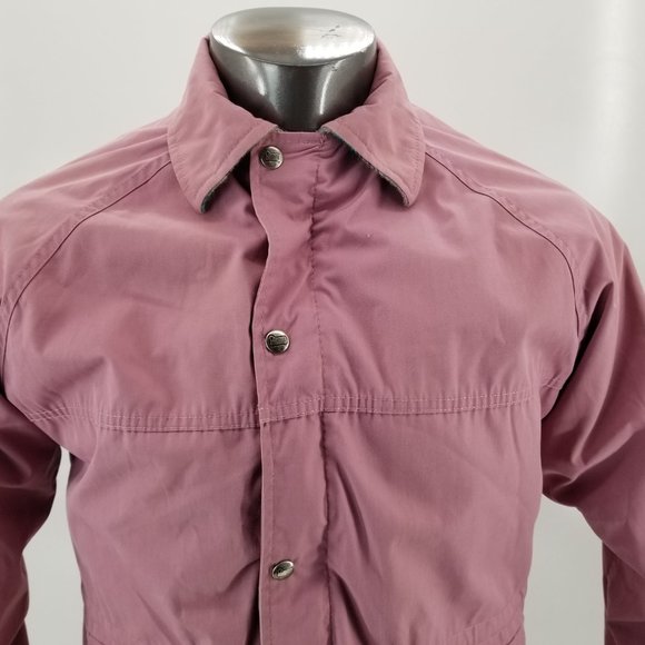 Woolrich Woman Vintage Parka Medium Wool Lined Coat Jacket Barn coat Pur… - Picture 3 of 5